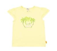 Steiff T-Shirt Kurzarm EU Größe 128 Wax Yellow, Kurzarm Shirt, Sommer Shirt für Kinder, ideales Basic Shirt, bequem und weich, waschmaschinenfest