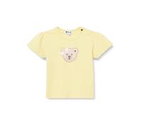 Steiff T-Shirt Kurzarm EU Größe 80 Yellow pear, Kurzarm Shirt, Sommer Shirt für Kinder, Babyoberteil, ideales Basic Shirt, bequem und weich, waschmaschinenfest