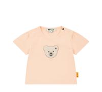 Steiff Mädchen Kurzarm T-Shirt, Peach Melba, 74 EU