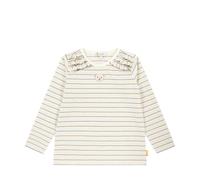 Steiff T-Shirt langarm - 92 / beige gestreift / 95 % Baumwolle 5 % Elasthan