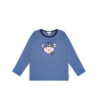 Steiff T-Shirt langarm - 92 / bijou blue / 95% Baumwolle 5% Elasthan