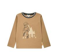 Steiff T-Shirt Langarm EU Größe 104 Burro, Langarm-Sweatshirt, Longsleeve für Kinder, Pullover langärmelig, Babyoberteil, ideales Basic Shirt, bequem und weich, waschmaschinenfest