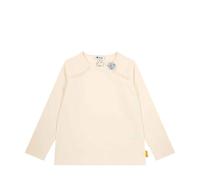 Steiff T-Shirt Langarm EU Größe 104 Linen, Langarm-Sweatshirt, Longsleeve für Kinder, Pullover langärmelig, Babyoberteil, ideales Basic Shirt, bequem und weich, waschmaschinenfest