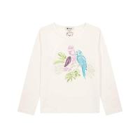 Steiff T-Shirt Langarm EU Größe 122 Cloud Dancer, Jungen Langarm-Sweatshirt, Longsleeve für Kinder, Pullover langärmelig, Babyoberteil, ideales Basic Shirt, bequem und weich, waschmaschinenfest