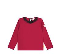 Steiff T-Shirt Langarm EU Größe 128 Jester red, Langarm-Sweatshirt, Longsleeve für Kinder, Pullover langärmelig, Babyoberteil, ideales Basic Shirt, bequem und weich, waschmaschinenfest