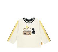 Steiff T-Shirt Langarm EU Größe 56 Eggnog, Langarm-Sweatshirt, Longsleeve für Kinder, Pullover langärmelig, Babyoberteil, ideales Basic Shirt, bequem und weich, waschmaschinenfest