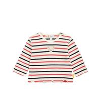 Steiff T-Shirt Langarm EU Größe 56 Eggnog, Mädchen Langarm-Sweatshirt, Longsleeve für Kinder, Pullover langärmelig, Babyoberteil, ideales Basic Shirt, bequem und weich, waschmaschinenfest