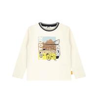 Steiff T-Shirt Langarm EU Größe 92 Eggnog, Langarm-Sweatshirt, Longsleeve für Kinder, Pullover langärmelig, Babyoberteil, ideales Basic Shirt, bequem und weich, waschmaschinenfest