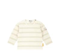 Steiff T-Shirt Langarm EU Größe 92 Eggnog, Langarm-Sweatshirt, Longsleeve für Kinder, Pullover langärmelig, Babyoberteil, ideales Basic Shirt, bequem und weich, waschmaschinenfest