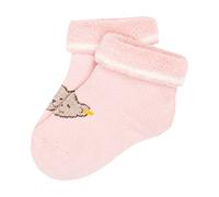 Steiff Unisex Baby Geschenkpack Socken GOTS, Silver PINK, 18