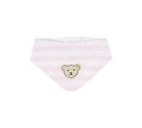 Steiff Unisex - Baby Halstuch Nickytuch, Gestreift, Gr. 38 (Herstellergröße: Ii), Rosa (Barely Pink 2560)
