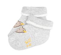 Steiff Unisex Baby korte sokker Socken GOTS, SOFT GREY MELANGE, 18 EU