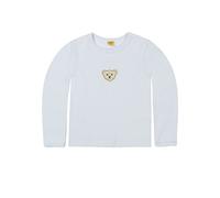 Steiff Unisex - Baby Langarmshirt 0006603 1/1 Arm, Gestreift, Gr. 56, Blau (Steiff Baby Blue)