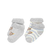 Steiff Unisex Baby Multipack Sneaker Socken 2er Pack GOTS, Celestial Blue, 14