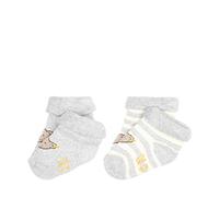 Steiff Unisex Baby Multipack Sneaker Socken 2er Pack GOTS, SOFT GREY MELANGE, 16 EU