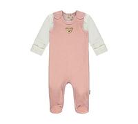 Steiff Unisex Baby Set Strampler + T-Shirt Langarm GOTS Unterwäsche, Silver PINK, 62