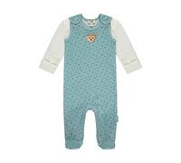 Steiff Unisex Baby Set Strampler + T-Shirt Langarm GOTS Unterwäsche, Tourmaline, 62