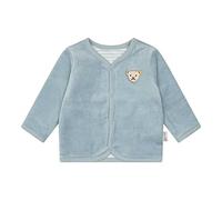 Steiff Wende-Nickijacke Ringel 68 hellblau