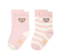 Steiff Socken 2er Pack Kinder rosa, 23-26