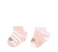 Steiff Unisex Kids Mini Basic Socken 2er Pack GOTS, Silver PINK, 30