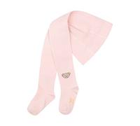 Steiff Unisex Kinder Basic Einfarbig Strumpfhosen GOTS, Silver Pink, 116 EU