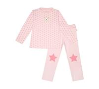 Steiff Unisex Schlafanzug 2tlg. lang Pyjamaset, Silver PINK, 92