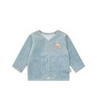 Steiff Wende-Nickijacke Ringel 80 hellblau