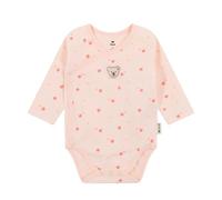 Steiff Wickelbody langarm EU Größe 74 pearl blush, langarm Body für Babys, Wickel-Strampler Einteiler, weicher und bequemer Strampelanzug, waschmaschinenfest