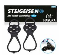 STEIGEISEN Anti-Rutsch Schuh Spikes Eiskrallen Schuhspikes, Schuhketten Schuhkrallen Gleitschutz bei Schnee & EIS [1 Paar]
