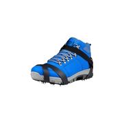 Steigeisen Eisklampen Traktion mit 2 verstellbaren Riemen, 11 Spikes Eisgriffe für Schuhe und Stiefel, Anti-Rutsch Steigeisen für Wanderstiefel zum Gehen Wandern Klettern auf Schnee & Eis (XL)