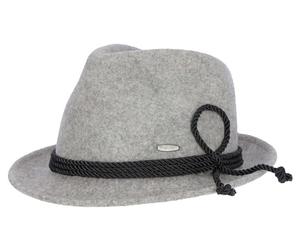Steigenhöfer Original Herren Trachtenhut, Filzhut Wanderhut - Jakob - Größenverstellbar - Mit Schweißband - 100% Schurwolle - Ideal zum Förstern, Jagen und Oktoberfest