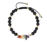 Stein-Armband-Chakra-Kristall-Armbänder, Naturstein-Perlen-Armband für Mädchen, Seil, geflochtener Schmuck, Amethyst, Tigerauge, Labradorit, für Frauen, handgefertigte Geschenke, Chakra-Lava, Ei