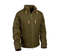 Steinkauz Lodenfleecejacke Kragenhuber (Farbe: Moosgrün, Größe: L)