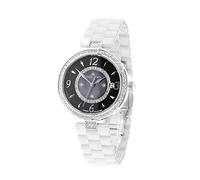 Stella Maris Damen Armbanduhr - Analog Quarz - Premium Keramik Armband - Perlmutt Zifferblatt - Diamanten und Swarovski Elemente - STM15SM7