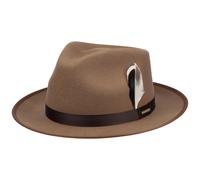 Stenbrick Fedora Wollhut by Stetson hellbraun L (58-59 cm)
