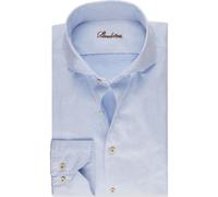 Stenströms Casual Fitted Body Hemd hellblau, Einfarbig