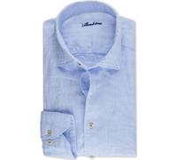 Stenströms Hemd Herren Langarm Leinen blau, L