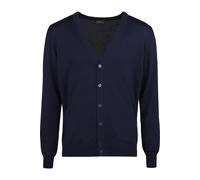 Stenströms Fitted Body Cardigan dunkelblau, Einfarbig