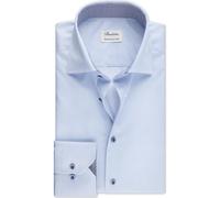 Stenströms Fitted Body Hemd hellblau, Gestreift