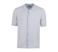 Stenströms Fitted Body Poloshirt Kurzarm blau