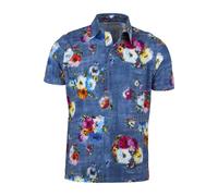 Stenströms Fitted Body Poloshirt Kurzarm blau