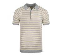 Stenströms Fitted Body Poloshirt Kurzarm hellgrau