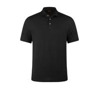 Stenströms Fitted Body Poloshirt Kurzarm schwarz