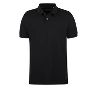 Stenströms Fitted Body Poloshirt Kurzarm schwarz
