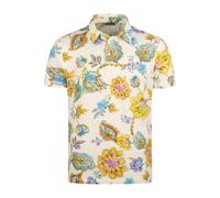 Stenströms Fitted Body Poloshirt Kurzarm weiss