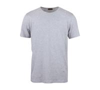 Stenströms Fitted Body T-Shirt Rundhals hellgrau, Einfarbig