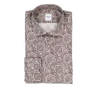 Stenströms Hemd Herren Regular Fit Langarm Baumwolle grau, 42