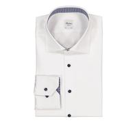 Stenströms Regular Fit Hemd weiss, Einfarbig