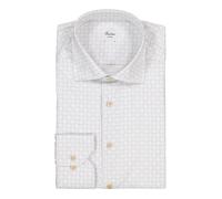 Stenströms Hemd Herren Slim Fit Langarm Baumwolle blau, 43