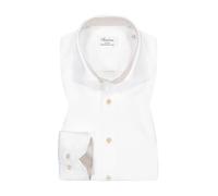 Stenströms Slimline Hemd weiss, Einfarbig